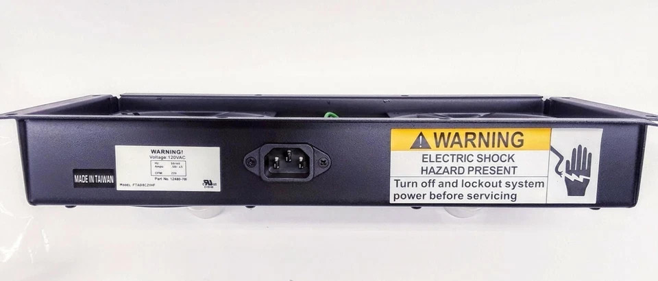 CPI 12480-701 MegaFrame Rack Fan Kit 115V 4-Fan Dual Cooling Assembly NEW