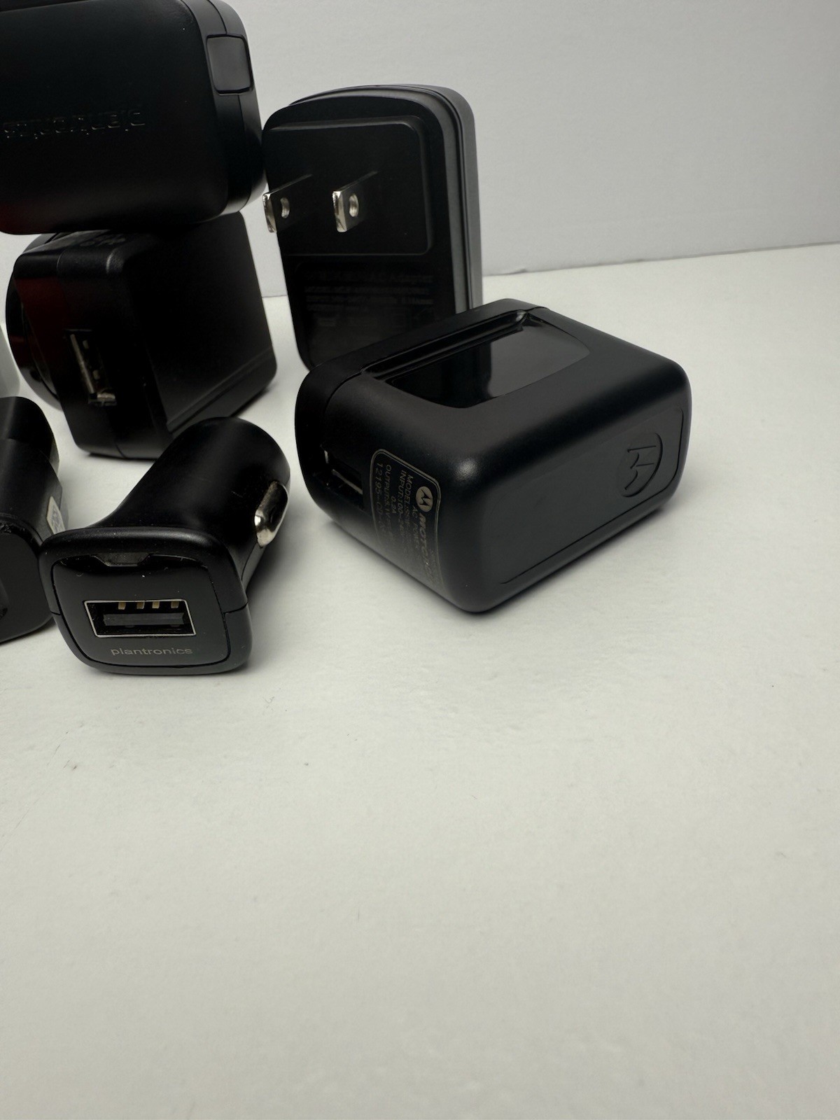 Mixed Electronics Lot #10 Charger Block Jawbone, Samsung, Jabra, Plantronics Etc