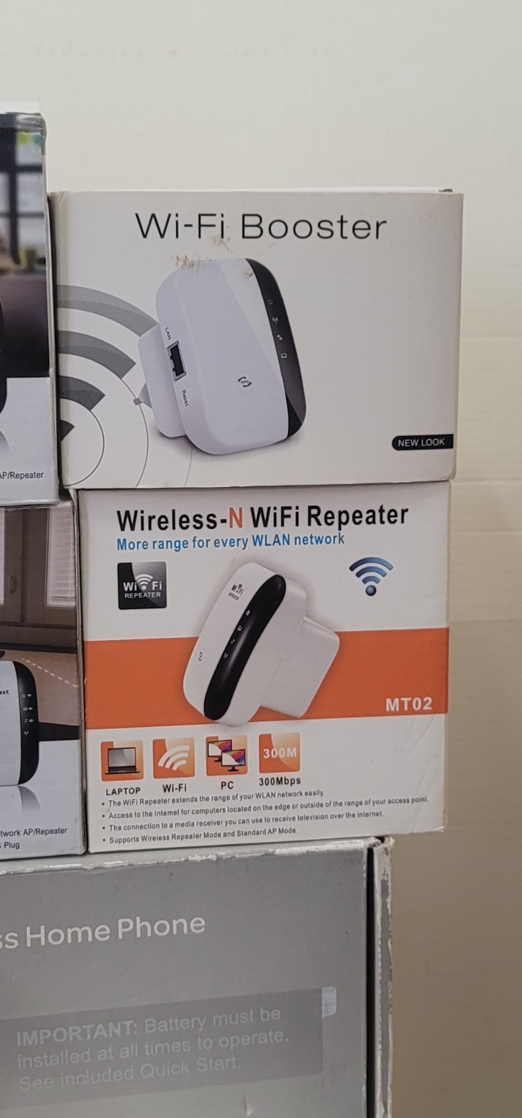 WiFi Extenders Lot AT&T Wireless Home Phone Signal Boosters Bundle