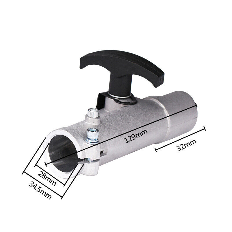 26/28mm 9T For Strimmer Trimmer Brush Cutter Shaft Connector Joining Clamp