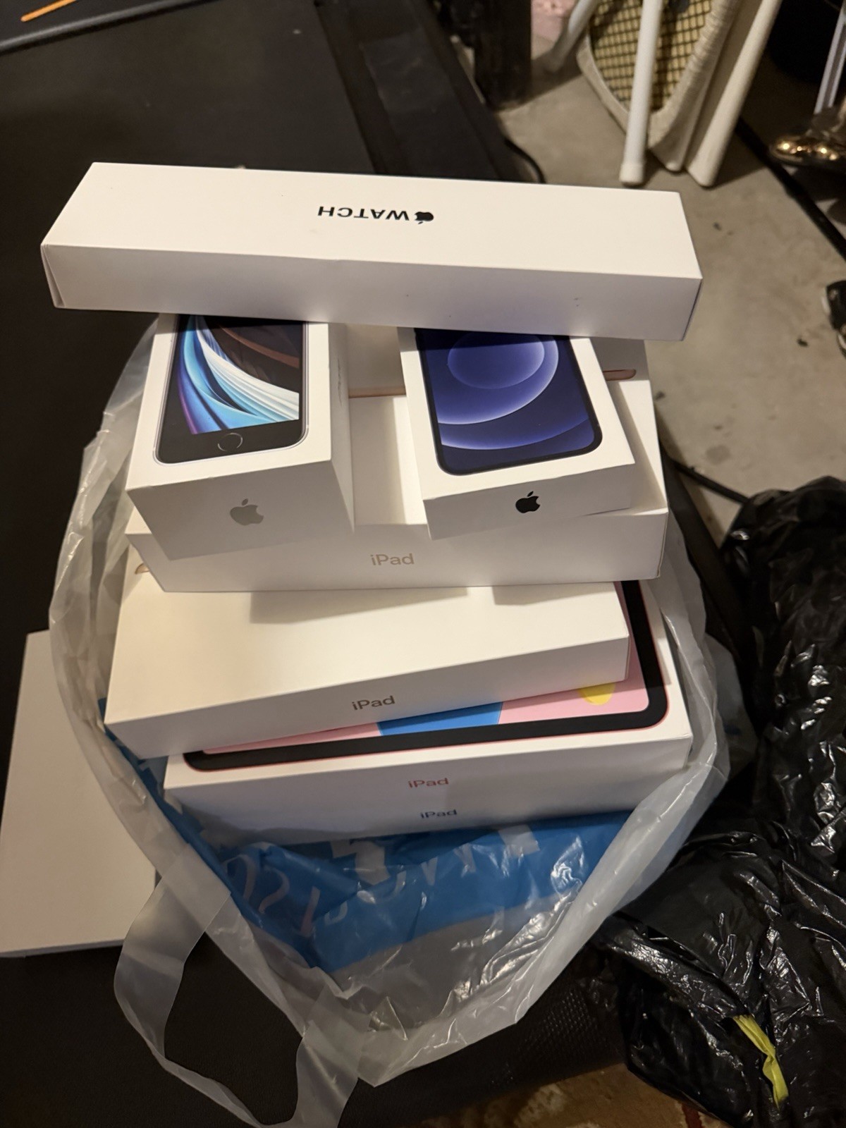 Apple iPad, iPhone, and Apple Watch Mixed Lot with Original Boxes Included