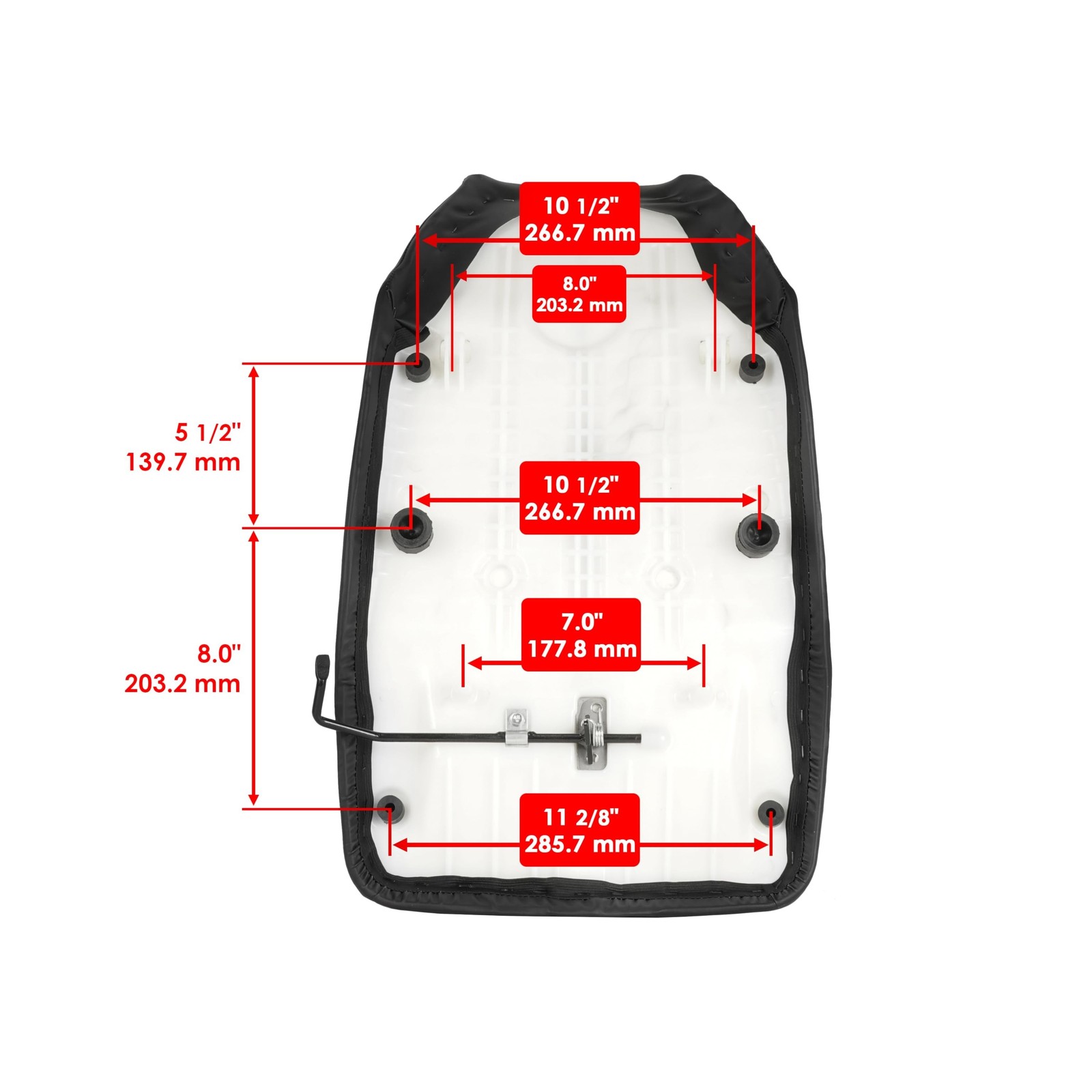Caltric Complete Seat Black Compatible with Honda TRX450ES TRX450S Foreman 45…