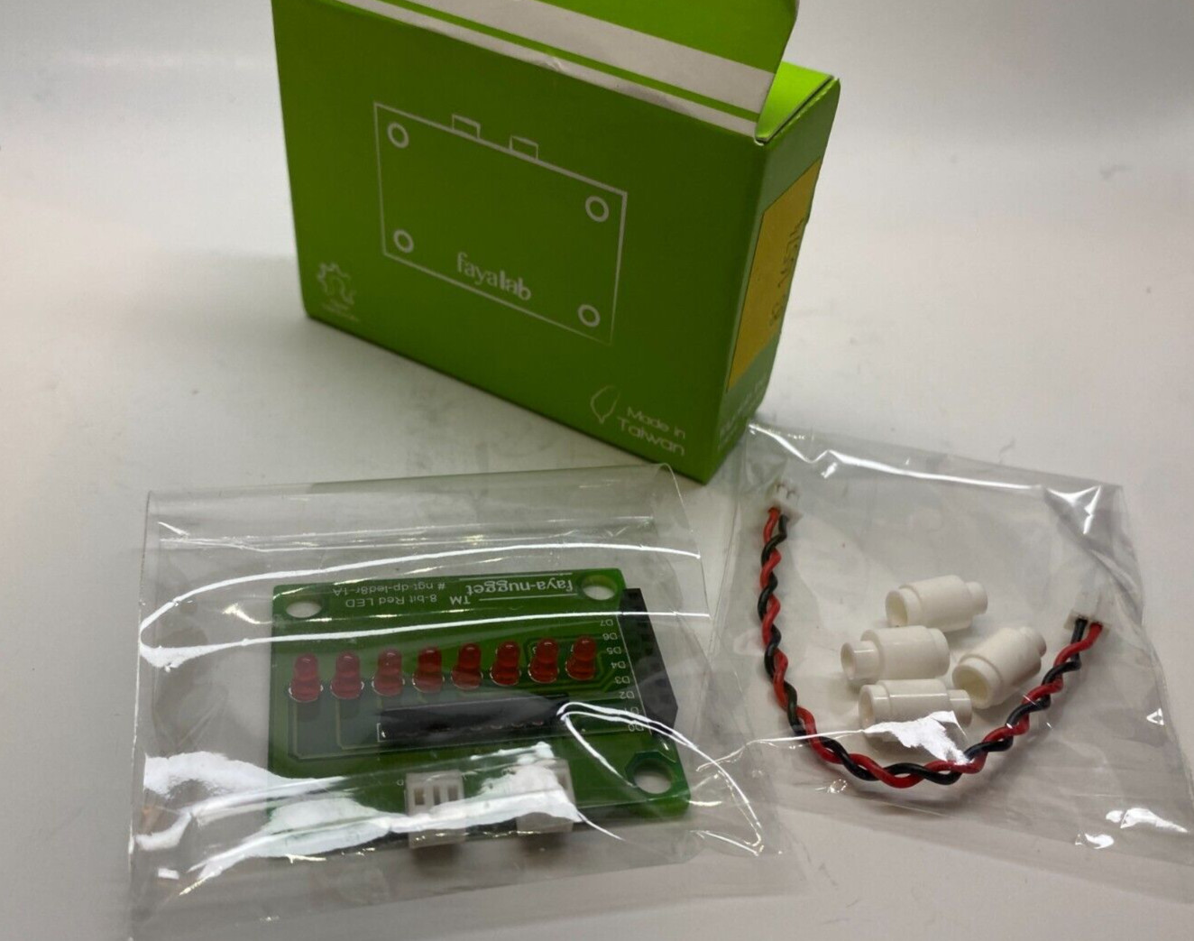 fayalab 8-bit Red LED faya-nugget (83 16574) – Prepaid Shipping