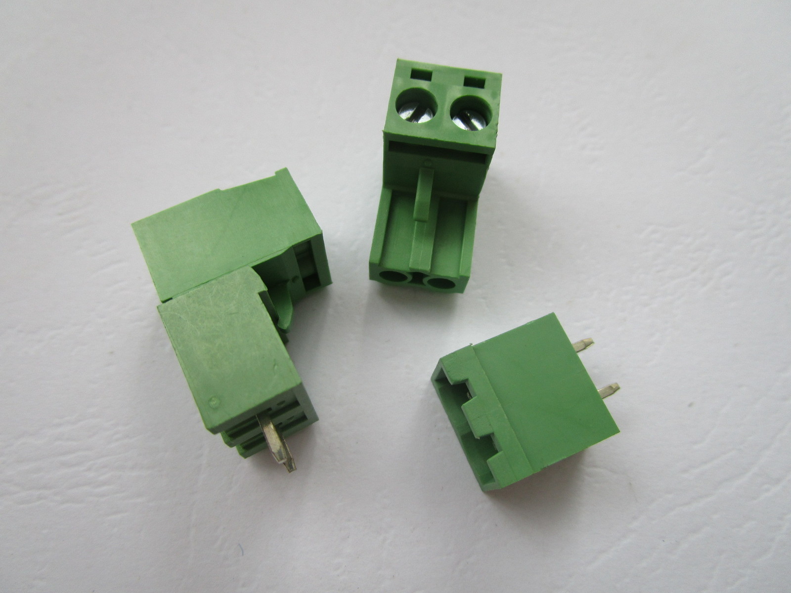 20 pcs Close Straight 2 pin 5.08mm Screw Terminal Block Connector Plugbale Type