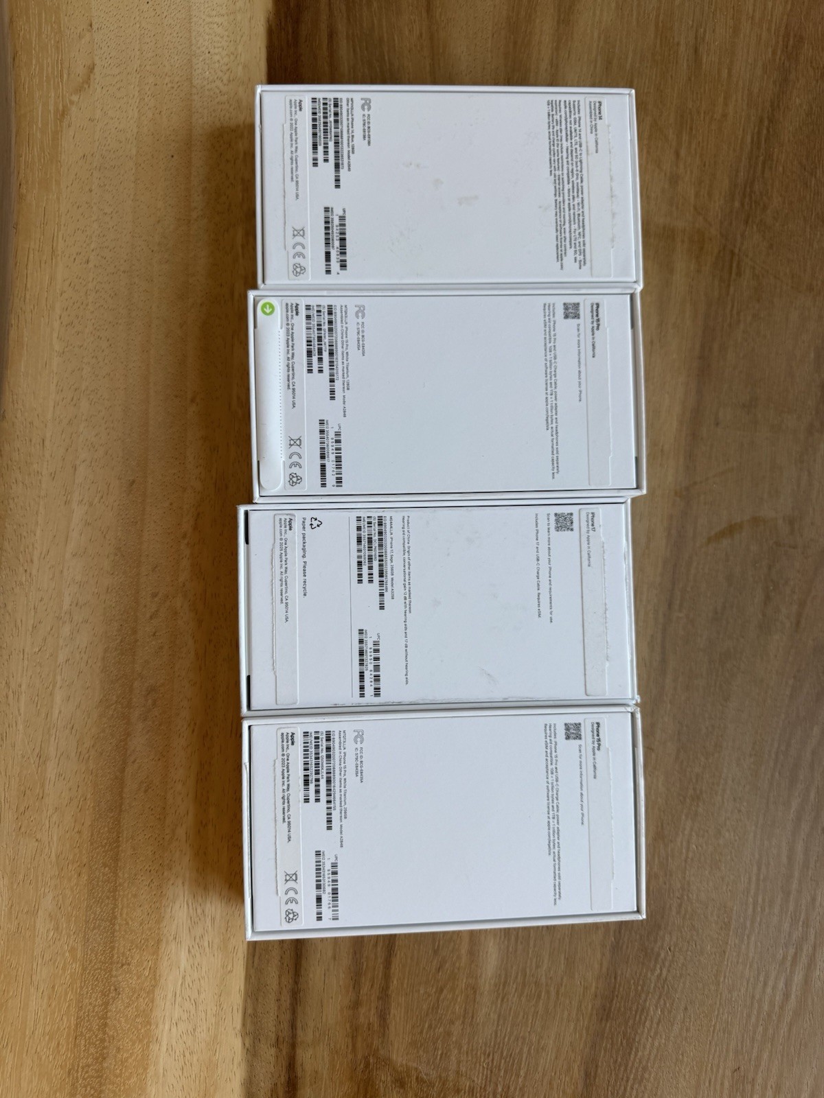 Apple Mixed Lot of Boxes, MacBook Pro, iPhone, watches