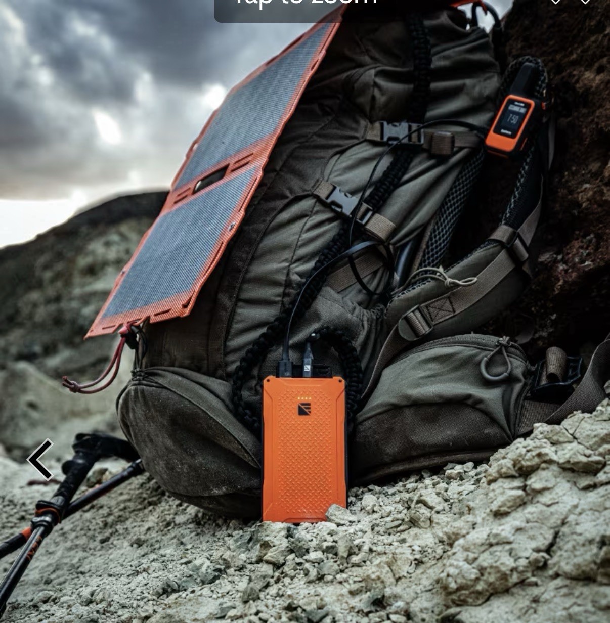 Dark Energy Solar Charging Bundle – 18W Panel + Poseidon Pro + Accessories