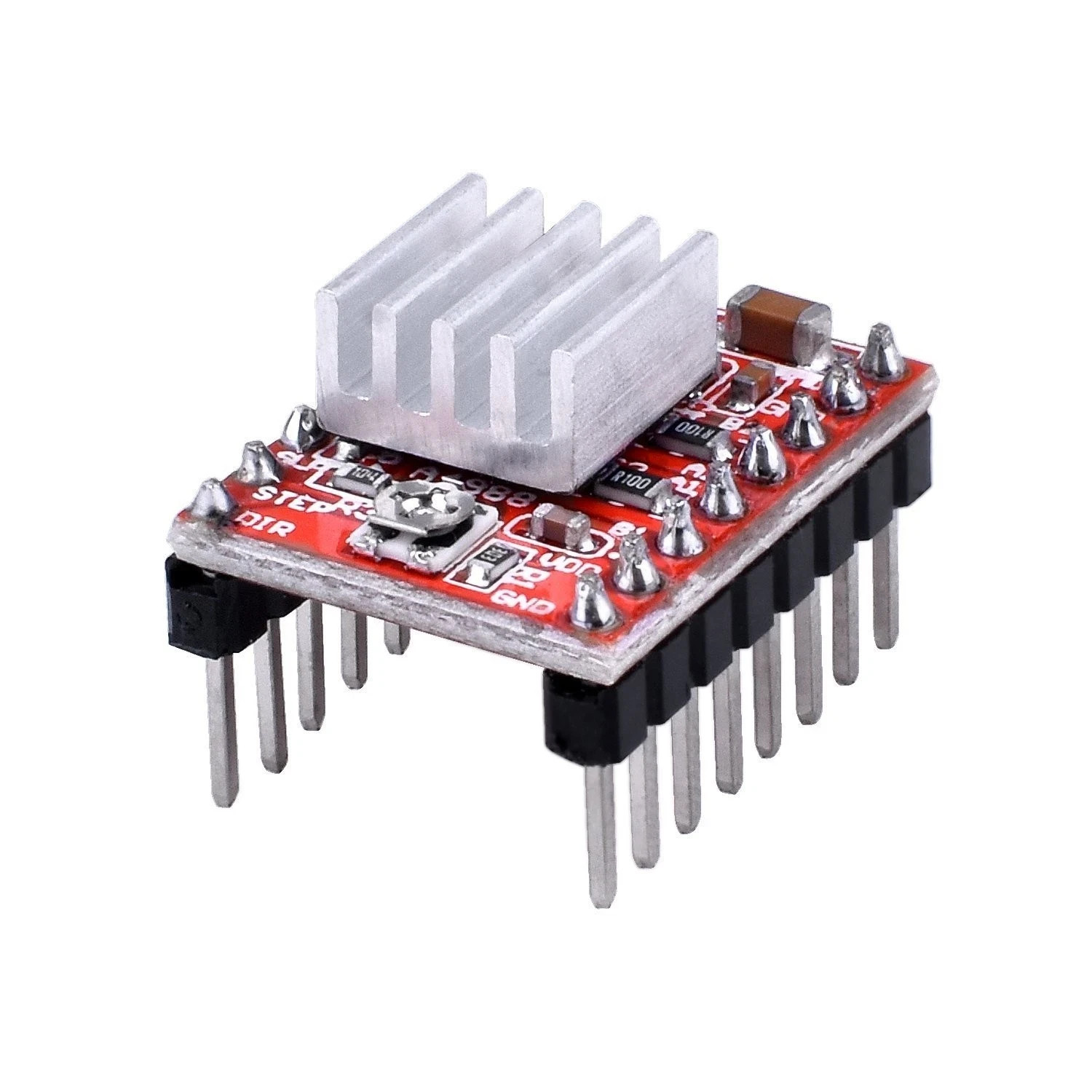 ShillehTek Original A4988 Motor Driver (with Heatsink,1.5A) for 3D Printers