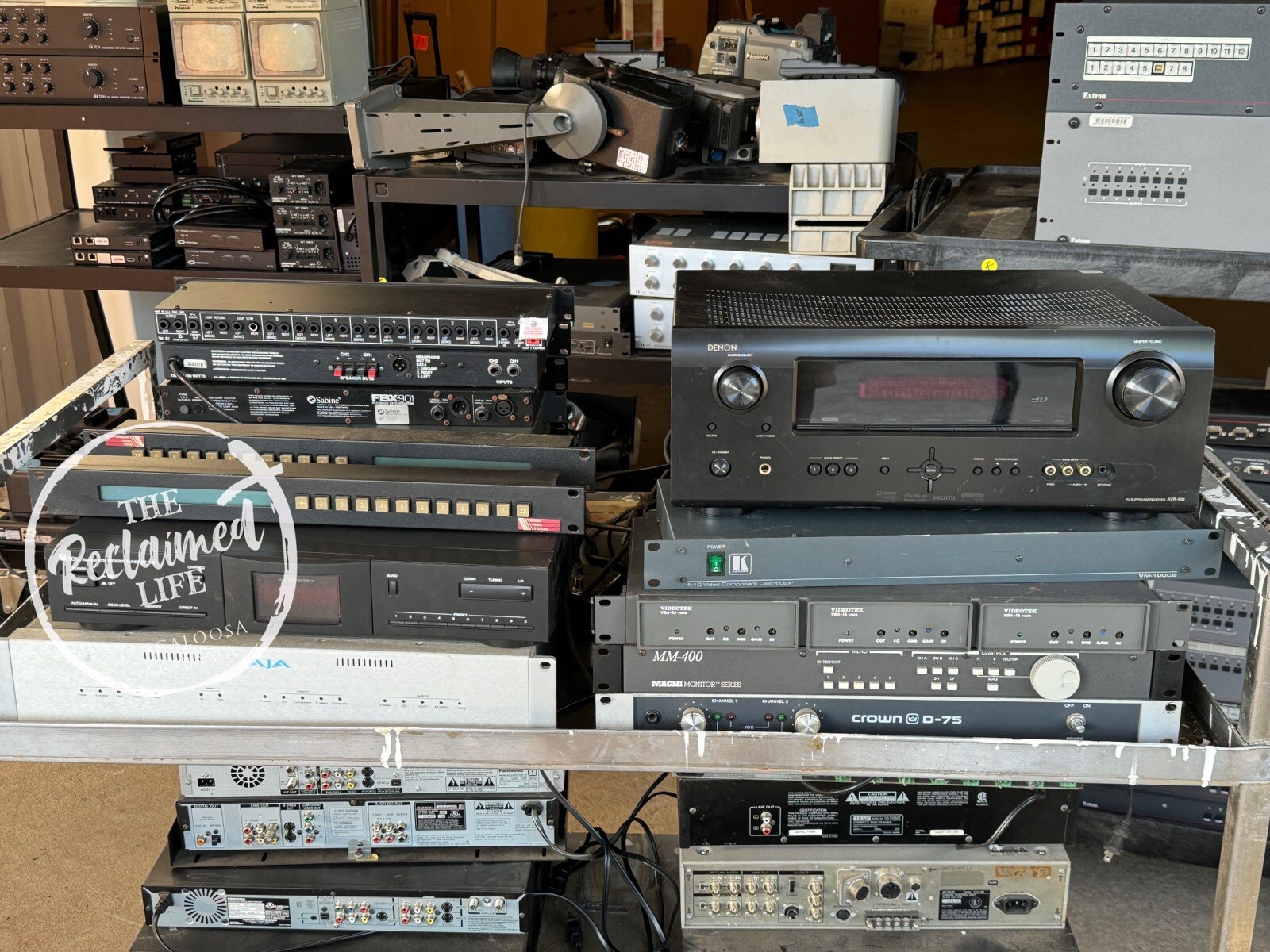 Electronic Lot Dvd Video Cameras Mini Dv Crestron Kramer See Description 4 List