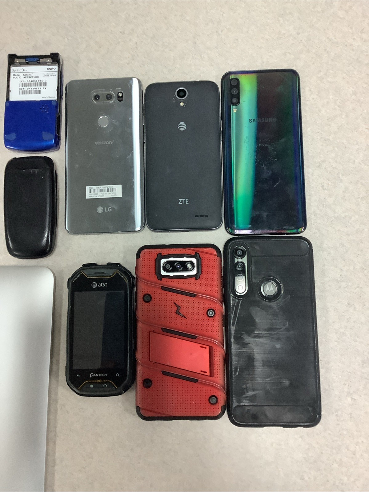 Bulk Electronics Repair Lot 9x Phones 3x Tablets Untested Locked Parts As Is