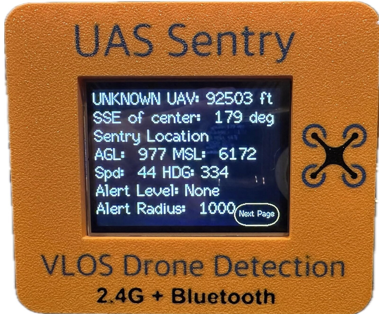 UAS Sentry VLOS Touch Screen