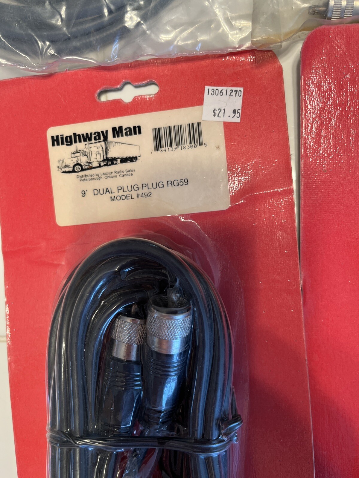 Lot 6 Various Dual Plug-Plug RG59 / YRG58 / A8X9 Wires