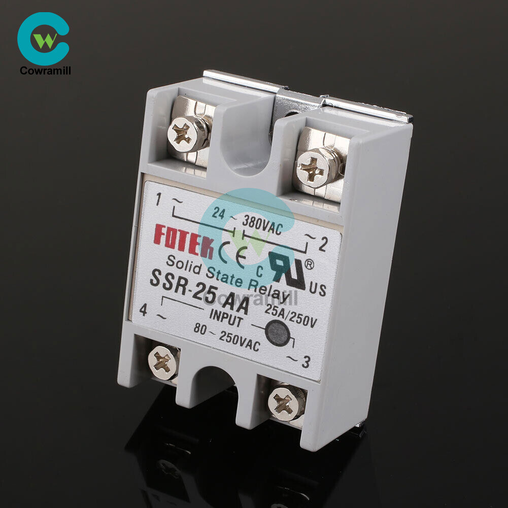 SSR-25AA AC-AC 25A 80-250VAC 24-380VAC FOTEK Soild State Relay Module