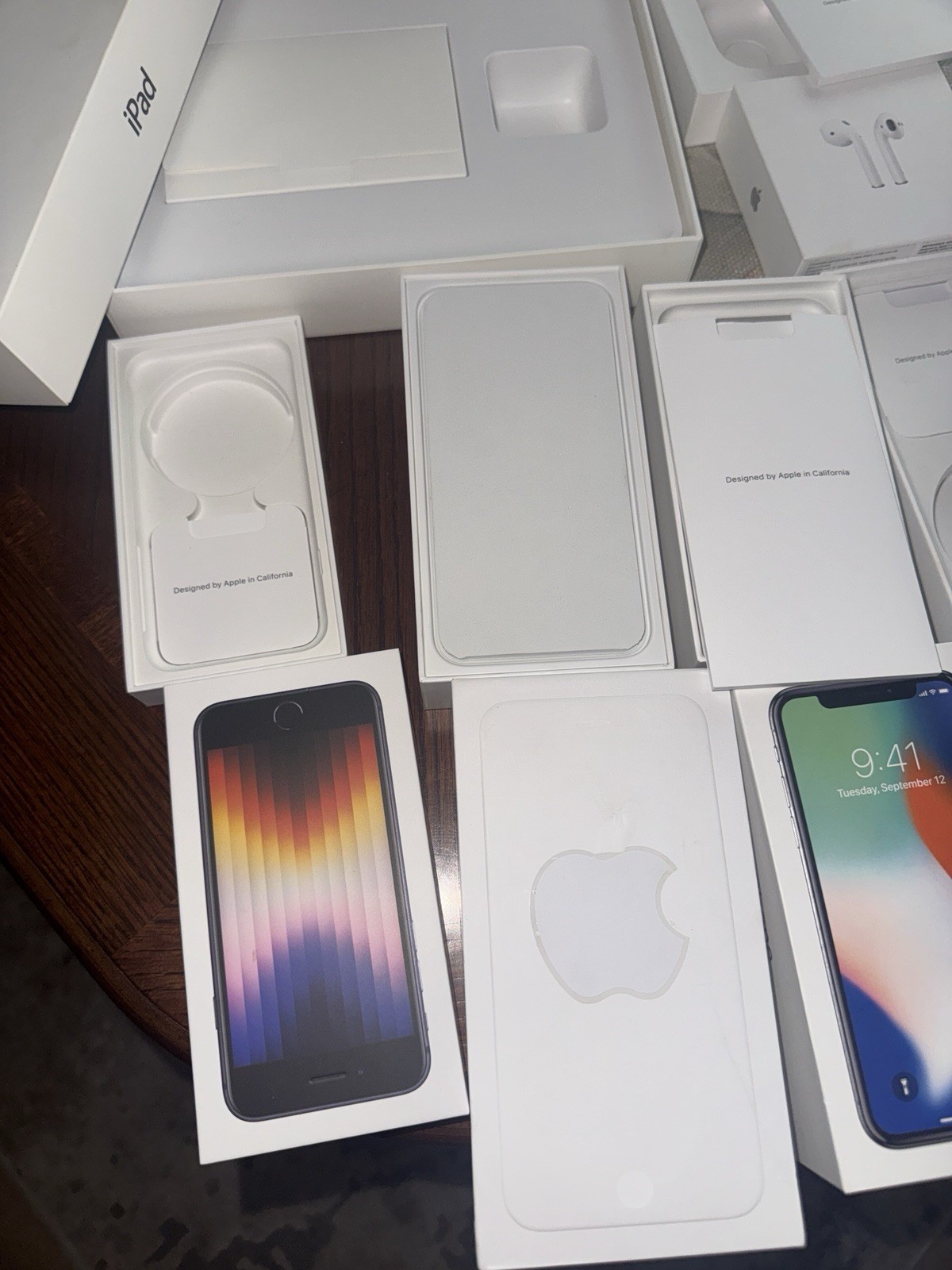 Apple iPhone Mixed Lot Retail Boxes Packaging for iPad iPhone AirPods