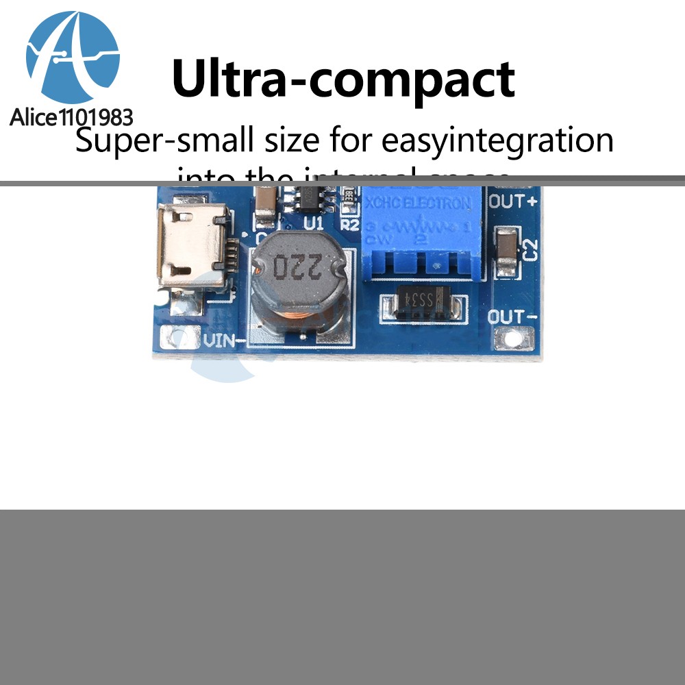 5PCS 2A booster board DC-DC step-up module 2/24V to 5/9/12 / 28V Replace XL6009