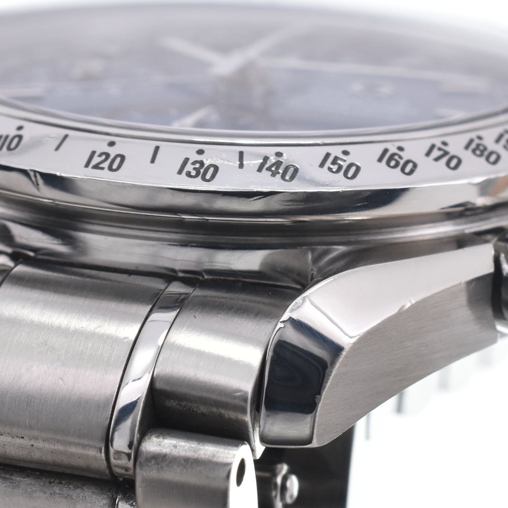 OMEGA Speedmaster Day-Date Triple Calendar Watch Auto Blue Dial 3523.80 Men Auth