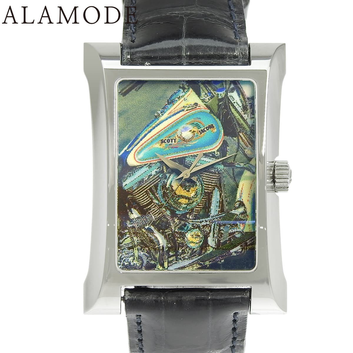 Cuervo y Sobrinos Esplendidos 2414-1SCO SS Leather Automatic Men’s Watch Box