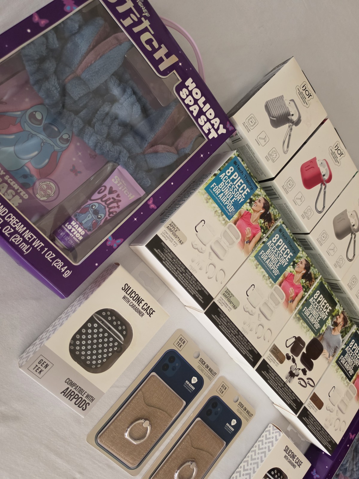 Lot of 15 New Items Cell Accessories Airpod Cases