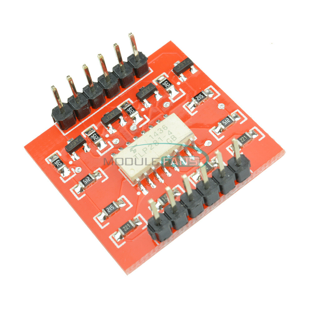 4-Channel Opto-isolator IC Module Arduino Low &High level Expansion Board TLP281