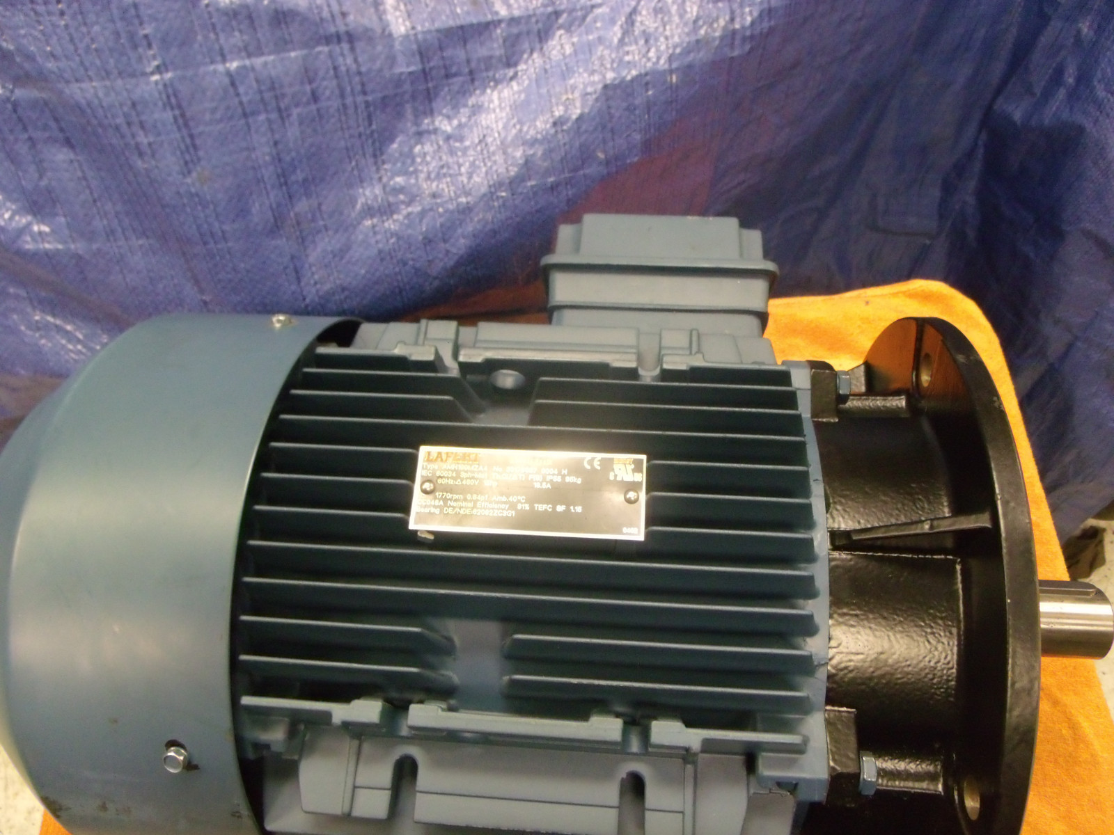 Lafert AMH160MZA4 electric motor 15 hp 460v 3Ph 1770 rpm CNC Machining center