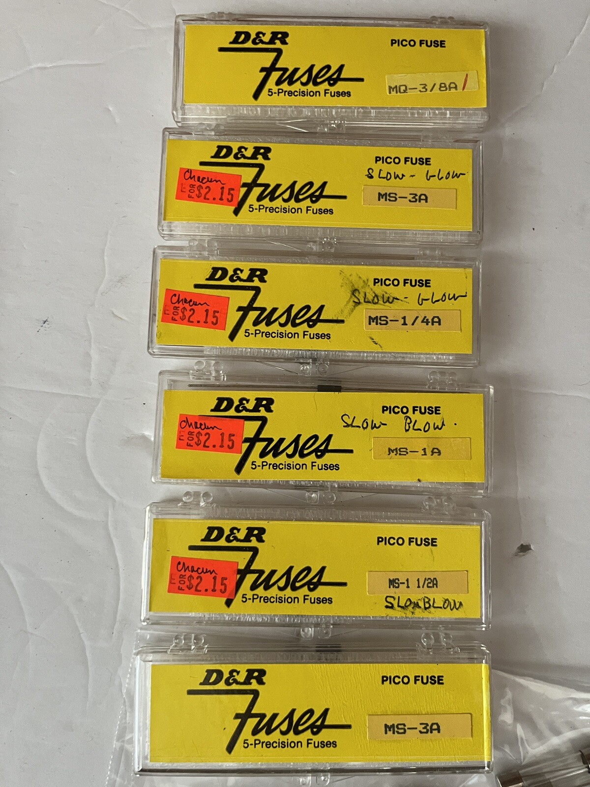 Lot of various NEW electronic components (from closed store) Fuses