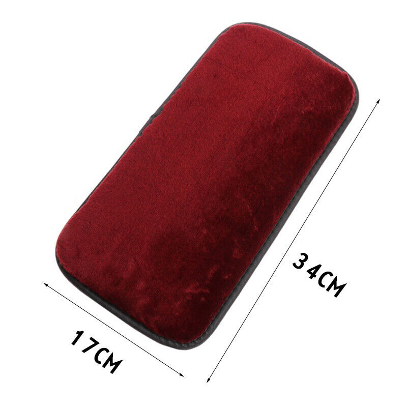 Hot Car Armrest Cushion Cover Warm Mat Center Console Box Pad Protector