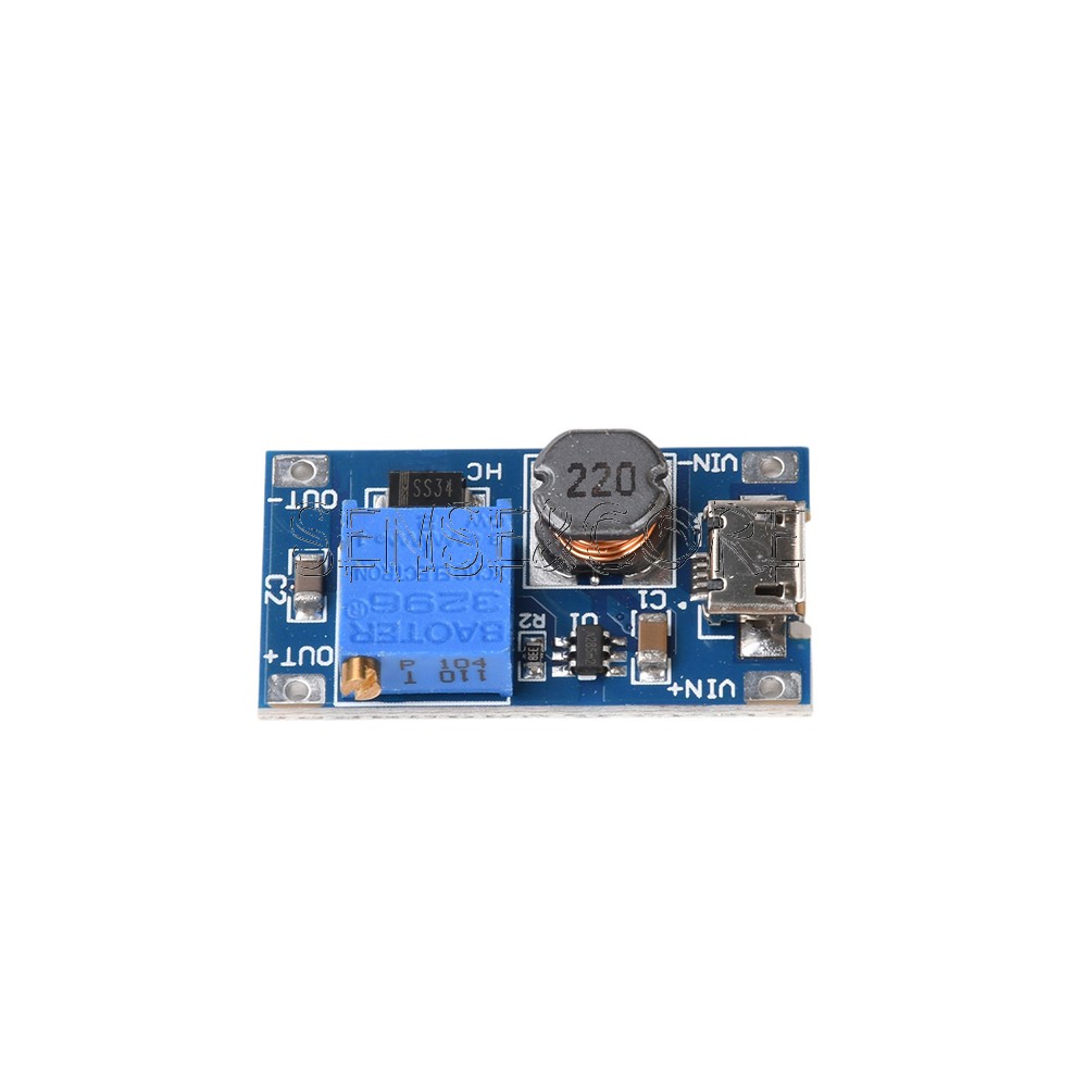 5PCS 2A booster board DC-DC step-up module 2/24V to 5/9/12 / 28V Replace XL6009