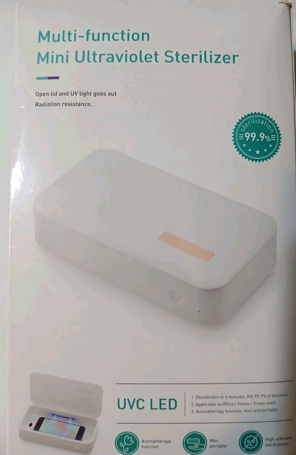 Multi-function Mini Ultraviolet Sterilizer, phone Sterilizer, any small objects