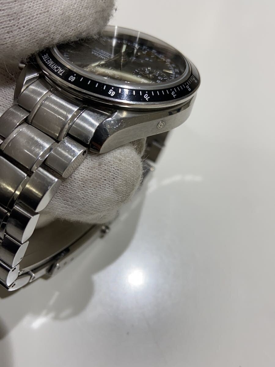 OMEGA Speedmaster Day-Date Triple Calendar Watch SS Auto Black Dial 3220.50 Mens