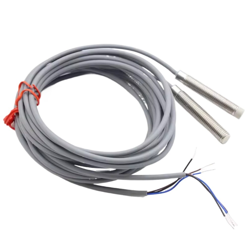 M8 capacitive proximity switch sensor flat head convex head induction switch