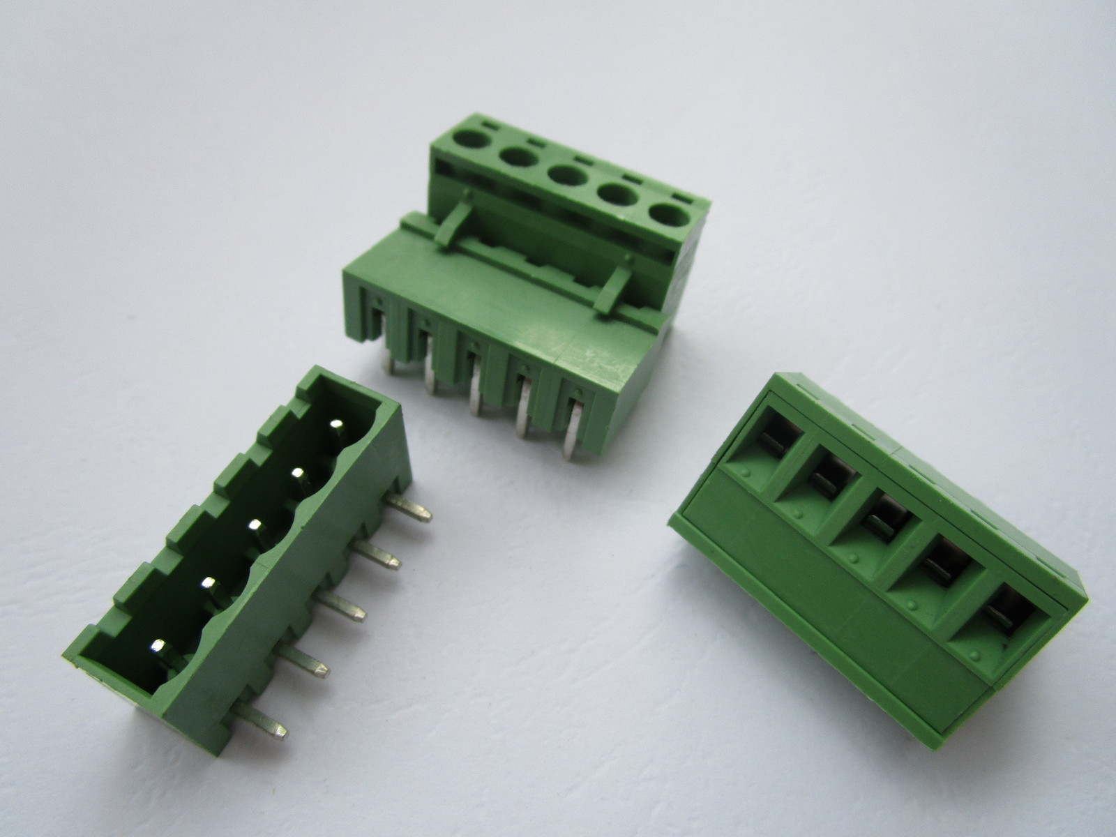30 pcs Close Angle 5pin 5.08mm Screw Terminal Block Connector Pluggbale Type New