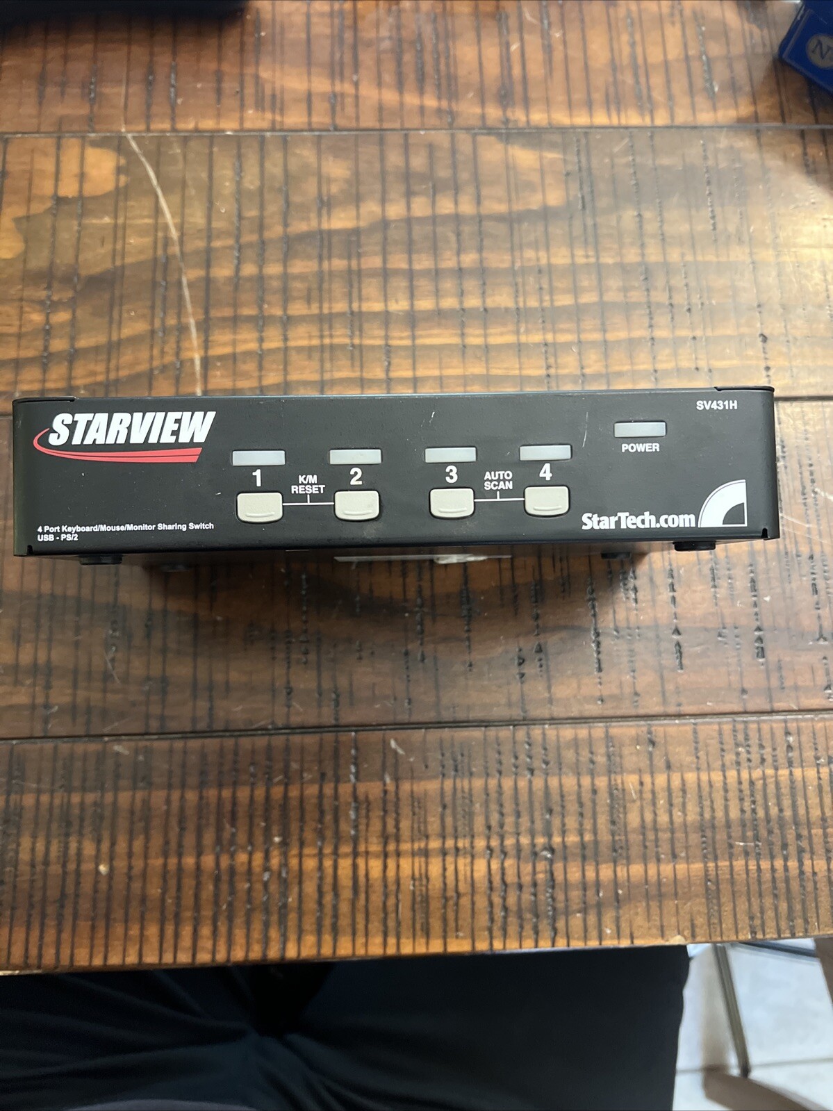 STARTECH STARVIEW SV431H 4 PORT KEYBOARD MOUSE MONITOR SHARING SWITCH