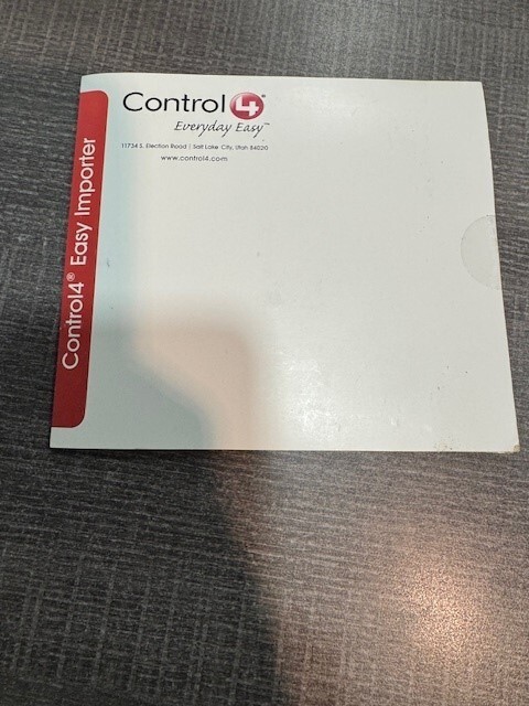 Control 4 Easy Importer to Import CD’s to Control 4 System