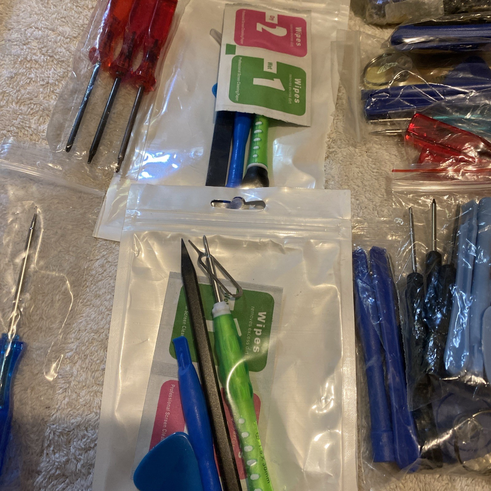 Big Lot of Micro Screwdrivers and electronics repair accessories