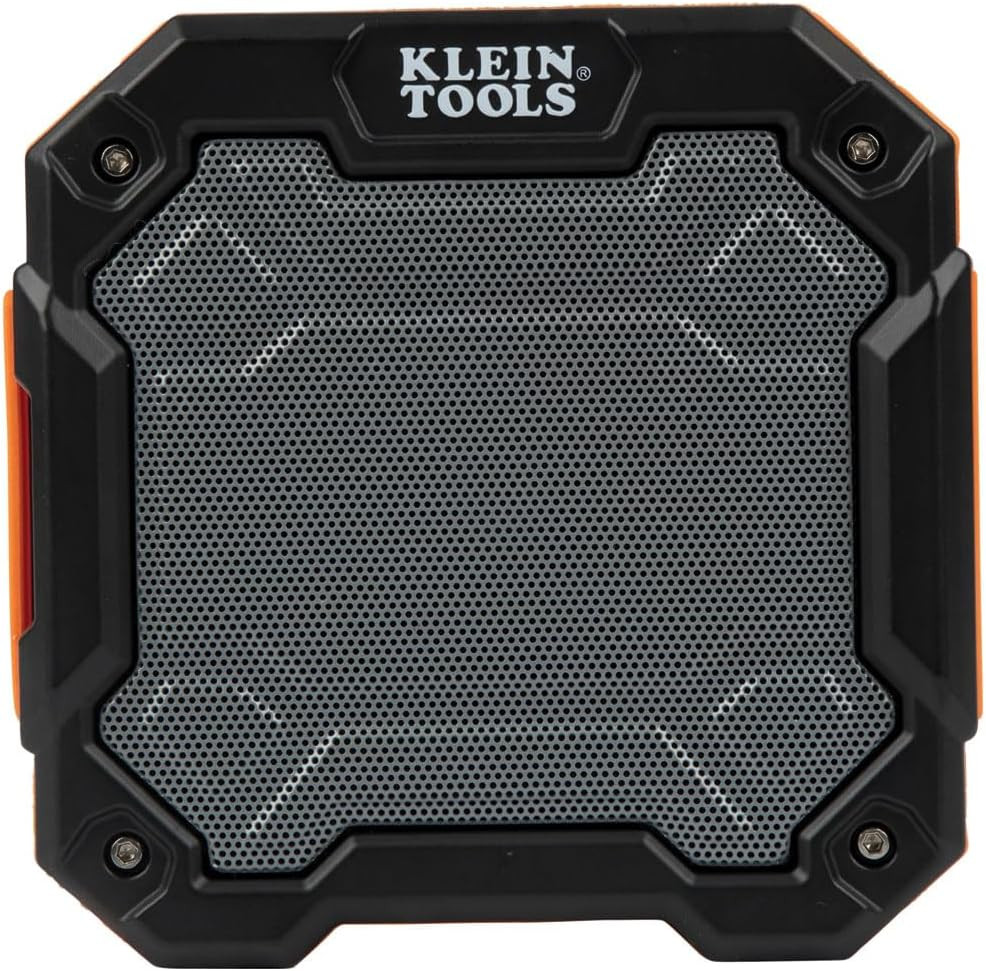 AEPJS3 Bluetooth Jobsite Speaker with Magnet and Hook, 20-Hr Run Time, Charge vi