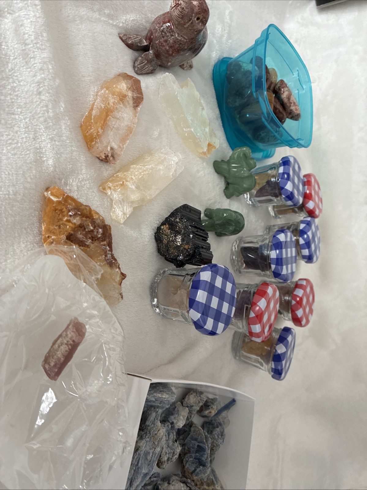 NEW Mystery Crystals Box Medium to Large Lot Mix of Crystals and Holistic Items