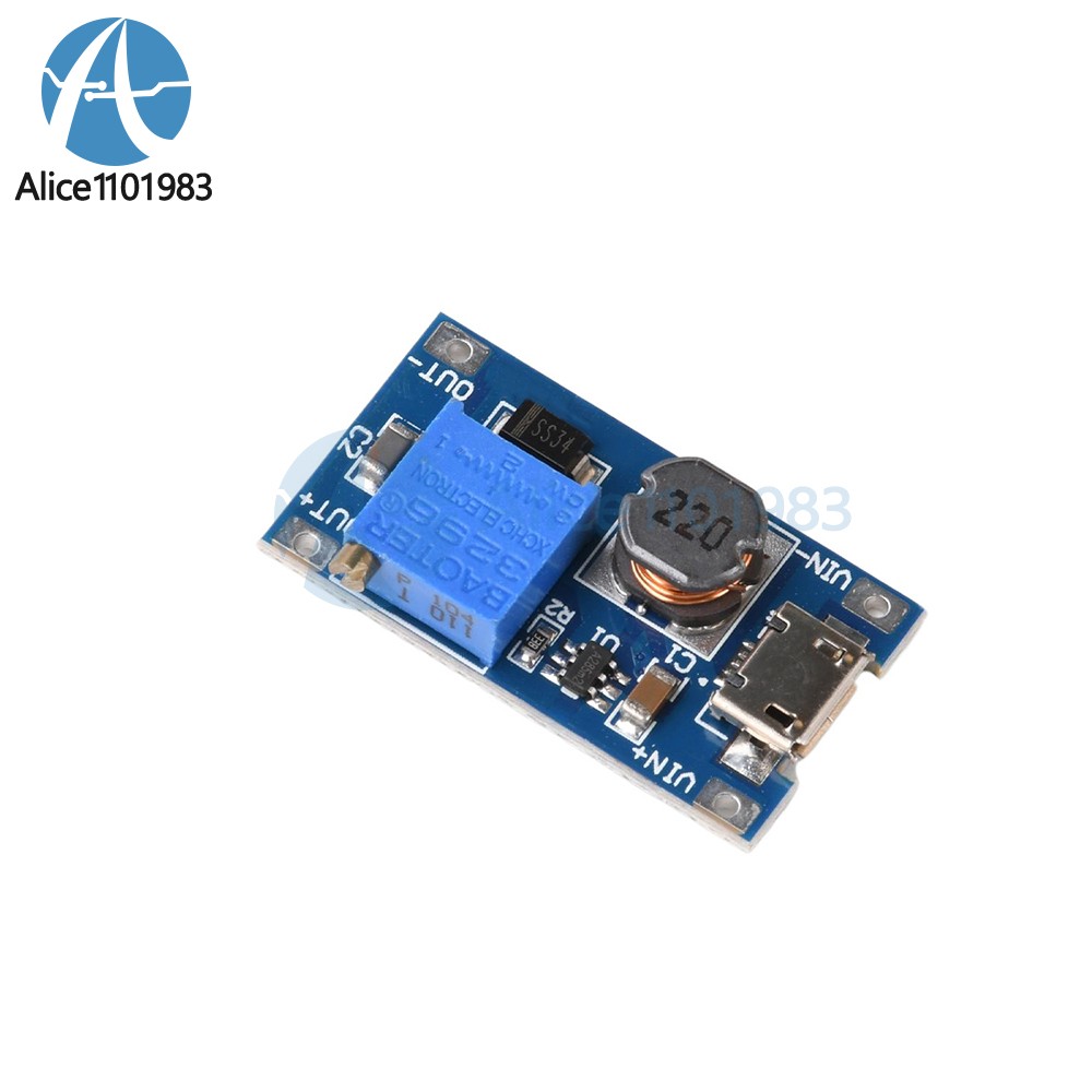 5PCS 2A booster board DC-DC step-up module 2/24V to 5/9/12 / 28V Replace XL6009