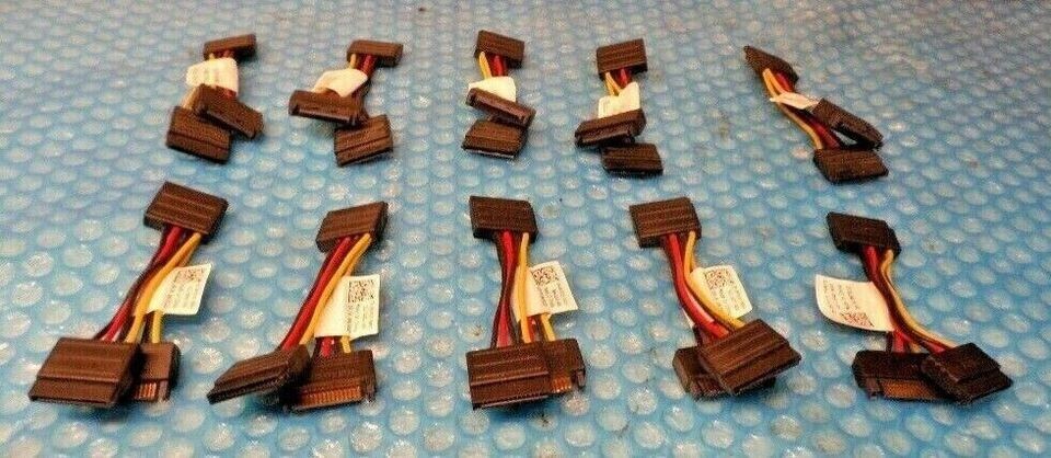Lot of 20 Dell Foxconn 3.75″ SATA Power 2:1 Splitter Adapter Cable 0N701D N701D