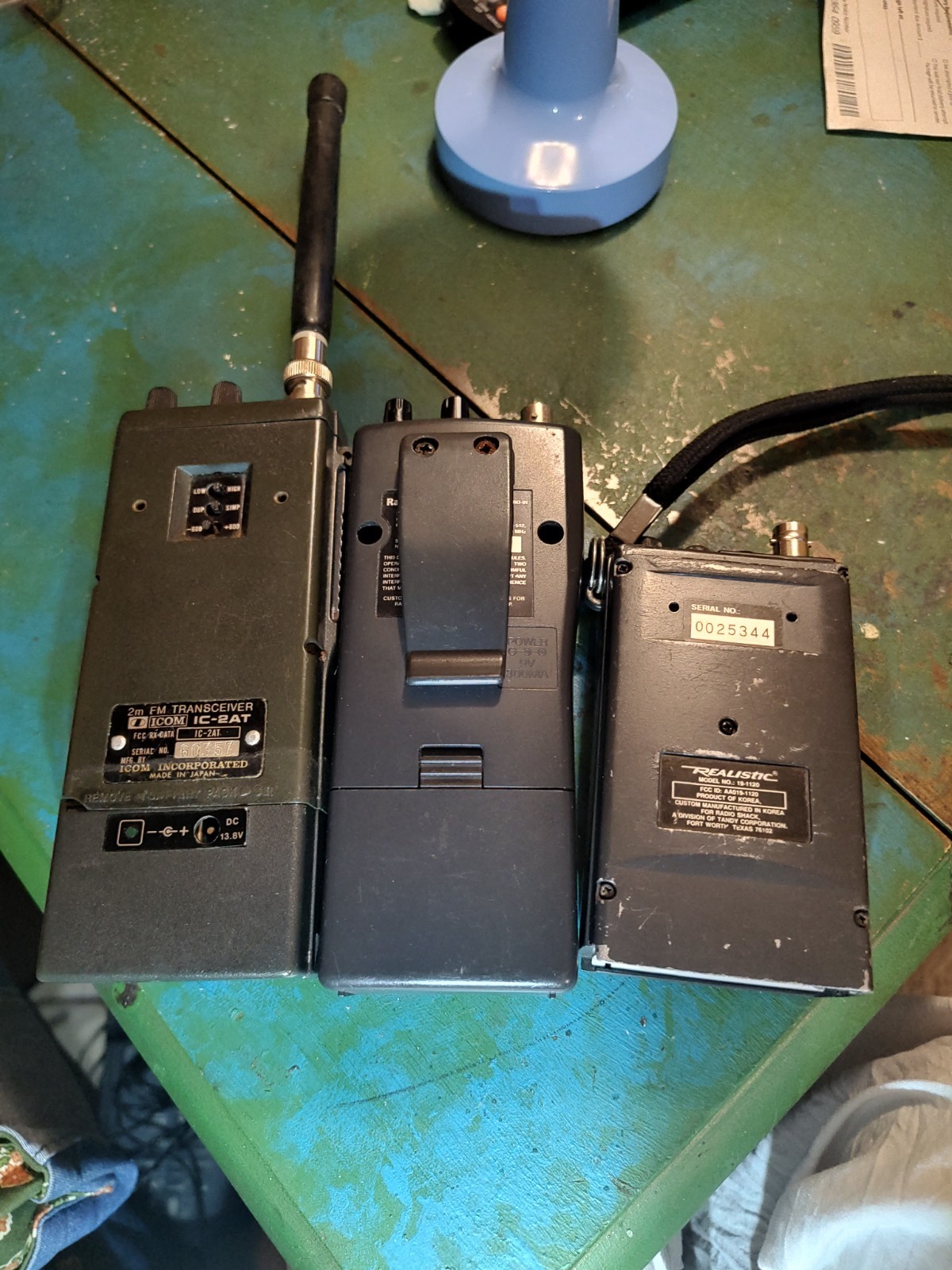 Classic Radio Shack , icom 2 meter , scanner bundle