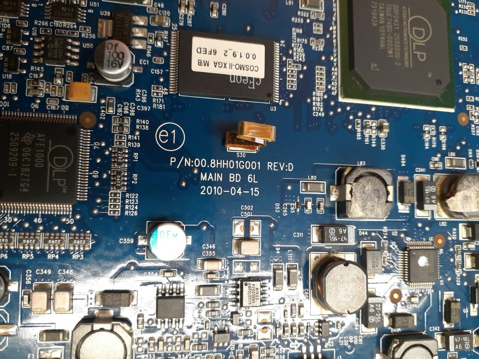 00.8HH06G001 I/O Board + 00.8HH01G001 REV D Main Board 6L