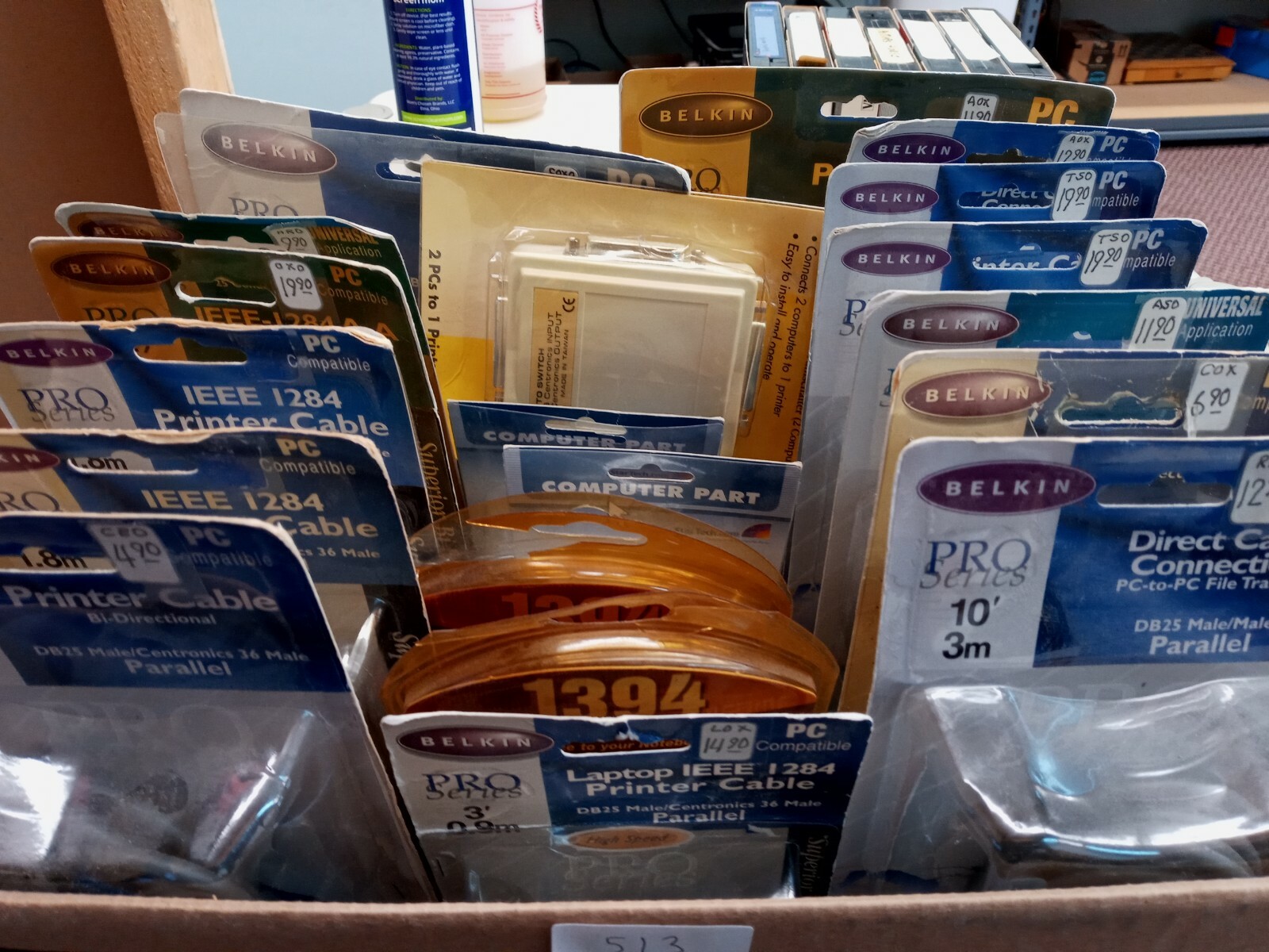 513 – Printer Cables – Box Lot / Mixed lot