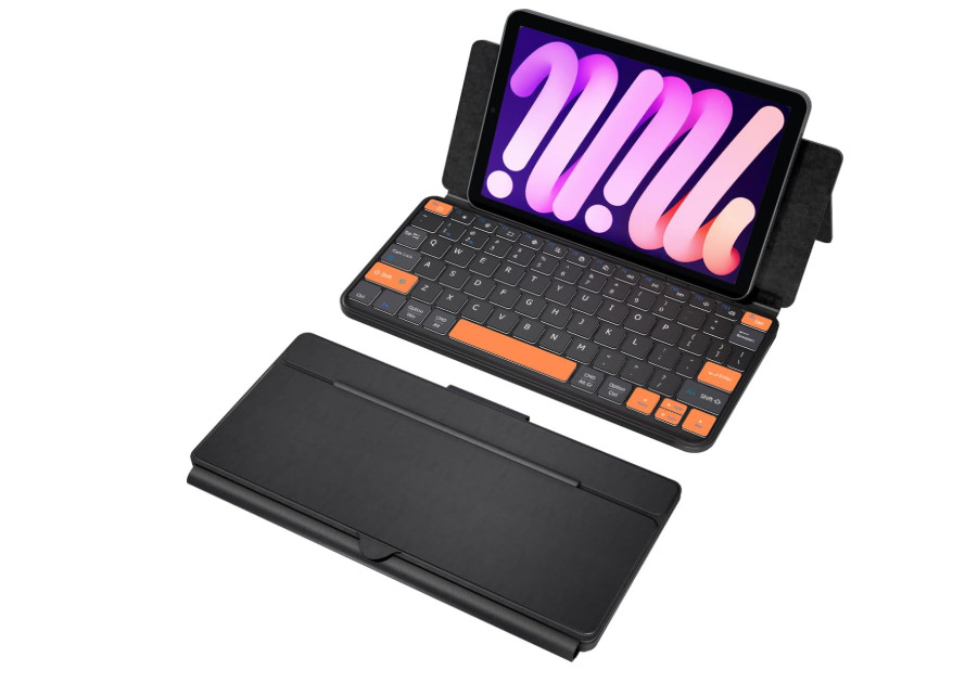 Universal Travel Keyboard Plus, New Dual Bluetooth Portable Keypad with 7-C (SR)