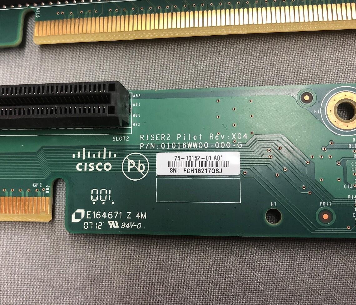CISCO Riser1 74-10151-01 Riser2 74-10152-01 PCIe Riser Cards for UCS C220 M3