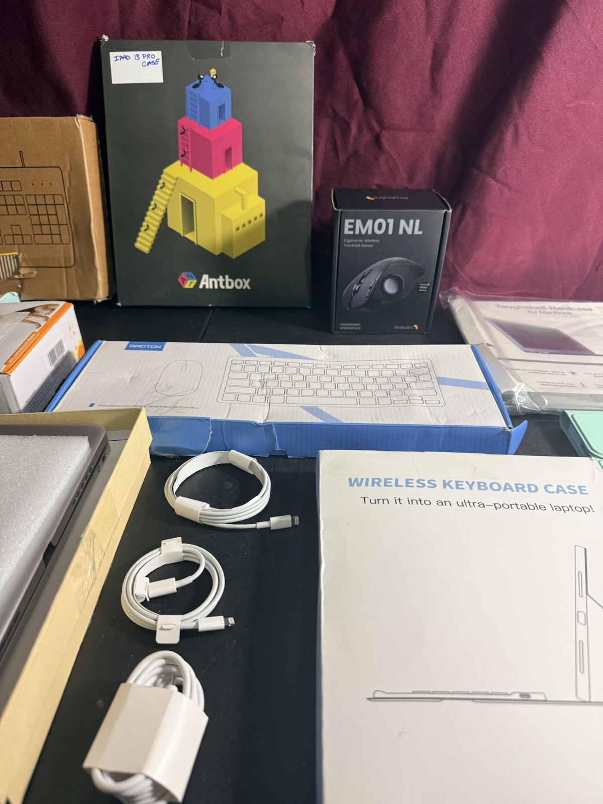 New Electronics Lot iPad Cases ProtoArc Mouse Keyboard MacBook Accessories NIB