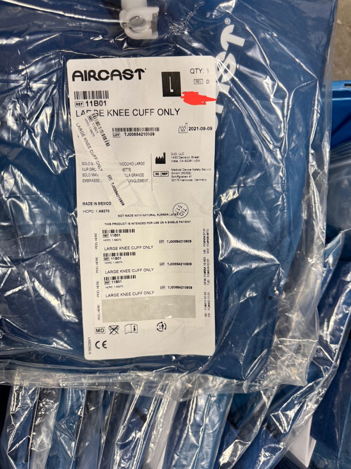 14 Pack AIRCAST Cryo/Cuff With Shoulder And Knee Cuffs