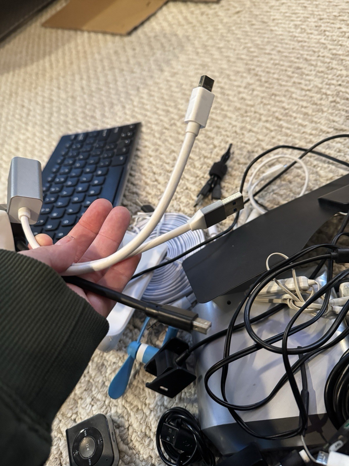 Large Lot Of Misc. Electronics, Keyboard,Xbox Controller, Hidden CameraBluetooth