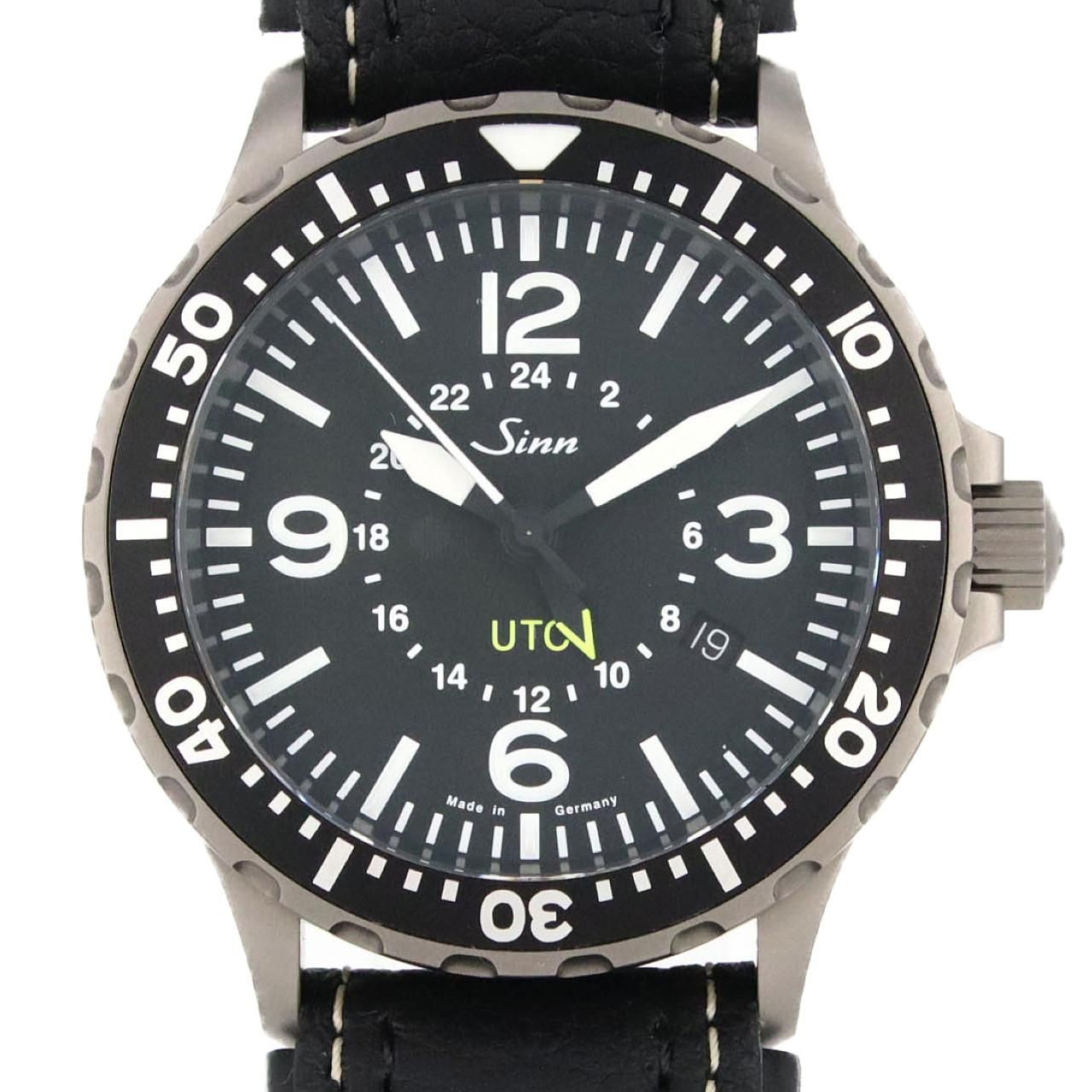 Sinn Watch 857 Black Dial Automatic Stainless Steel Wristwatch w/Original Box
