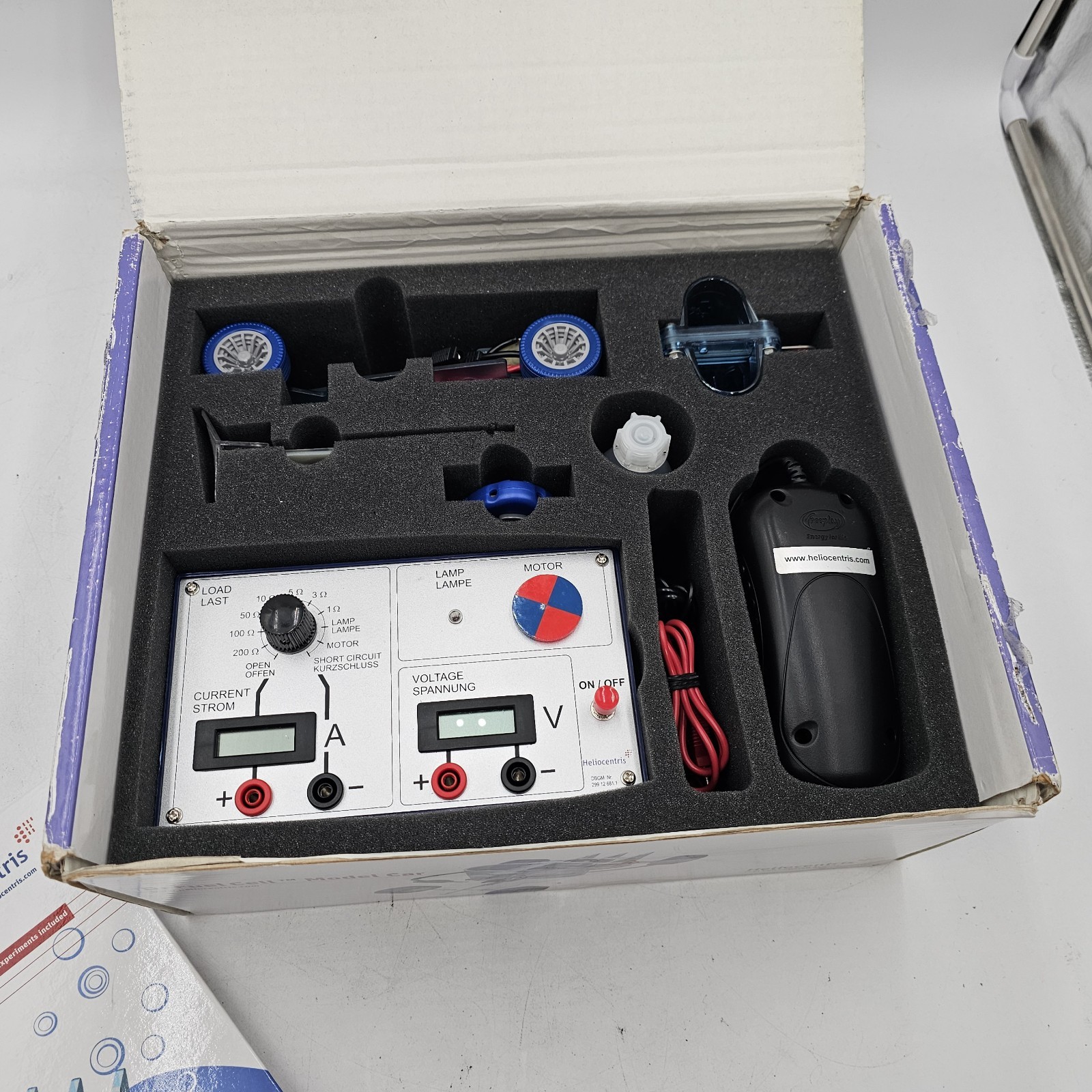 Rare Dr Fuel Cell Model Car Heliocentris CH013518 Solar Model Car Kit Box/Manual