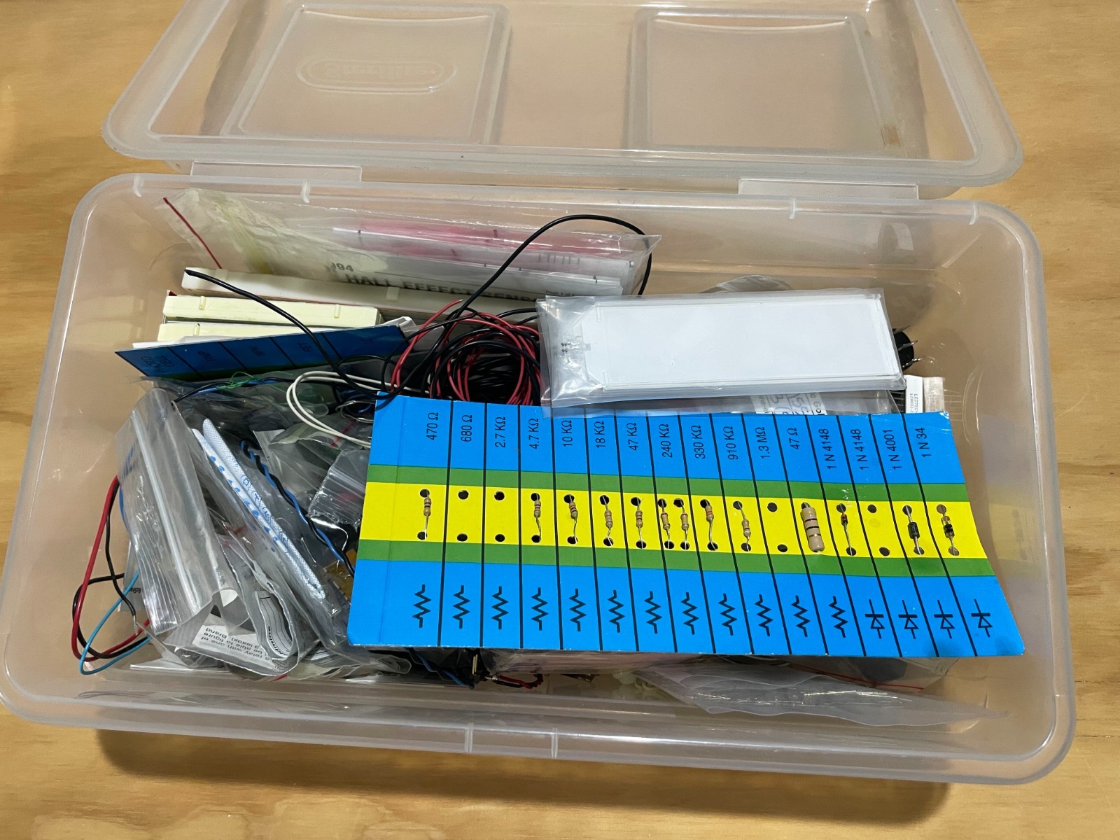 Box of Electronics – Box 2 – The Electronic Goldmine – Japanese Kits – Jameco