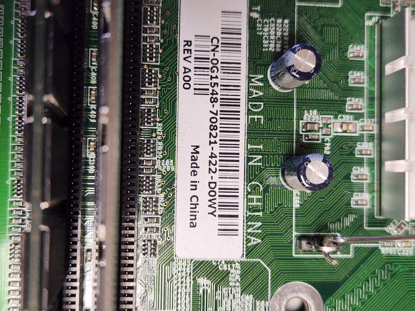 Dell Dimension 2400 411726100004 0G1548 Motherboard W/ram,& CPU