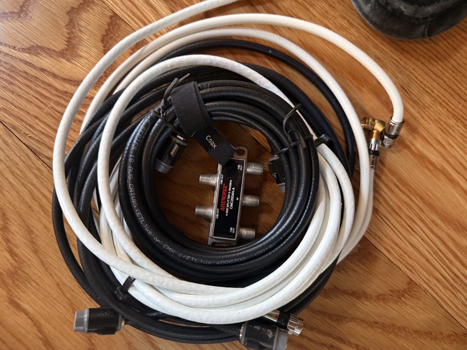 Assorted Electronics and Wiring Bundle with Power Cables